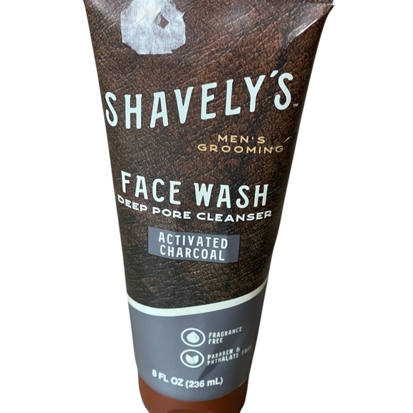 Shavely's Face Wash Activated Charcoal 8fl oz Deep Pore Cleanser - Picture 2 of 7